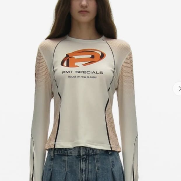 파르티멘토 모토 레이싱 저지 탑 베이지 F