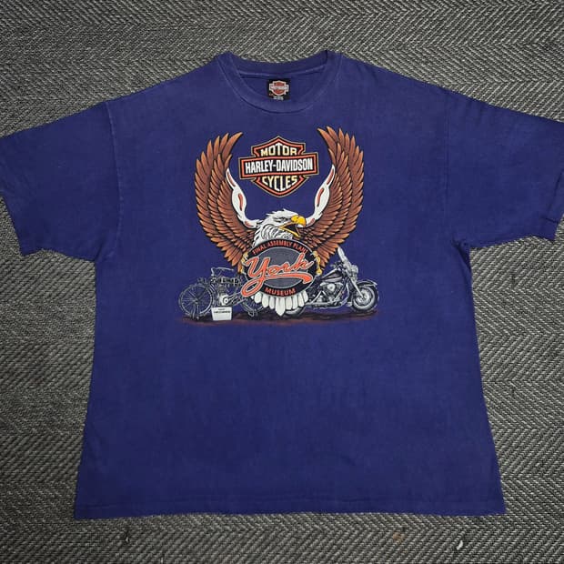 [2XL]90s US made 할리데이비슨-B9