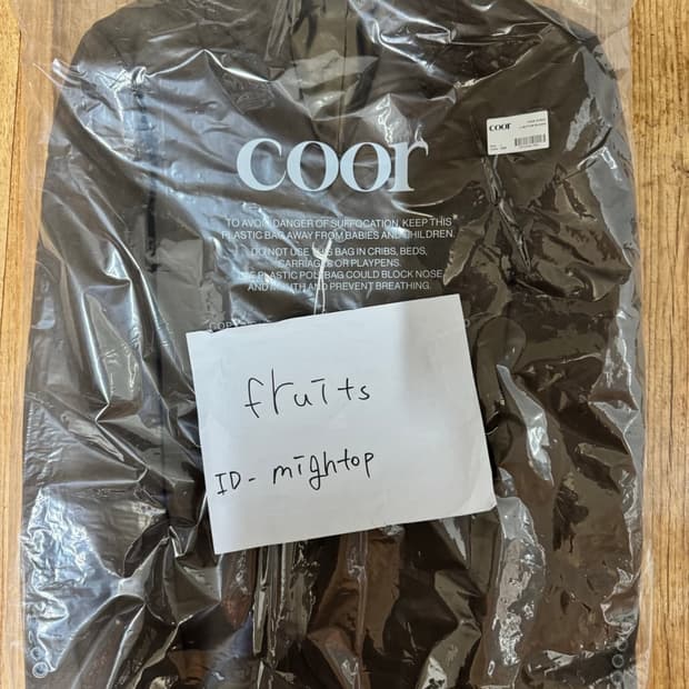 [XL] 쿠어 폭스 에코 스웨이드 쓰리 버튼 블레이저 다크브라운 새제품