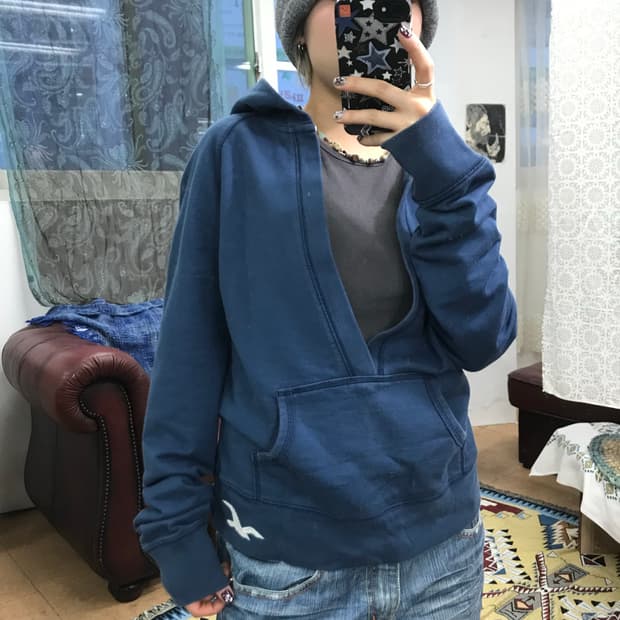 홀리스터 여성 브이넥 후드티 (Z1038)