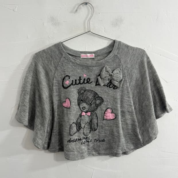 cute♡love cape knit top