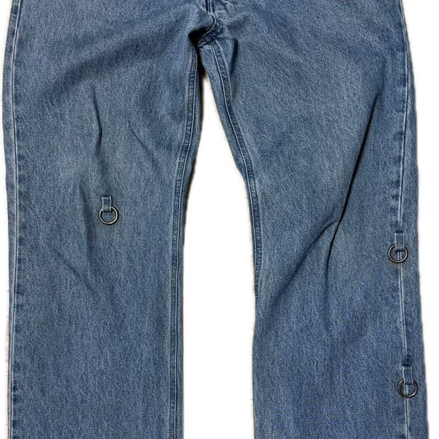 라프시몬스 9링 데님 팬츠