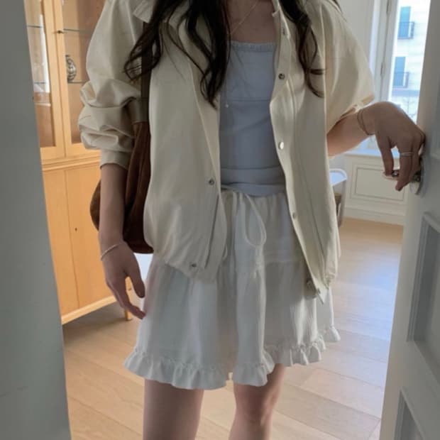 pyt 프릴 슬리브리스 (mute gray)