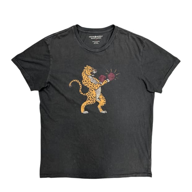 폴로 데님앤서플라이 차콜 치타 반팔(M)