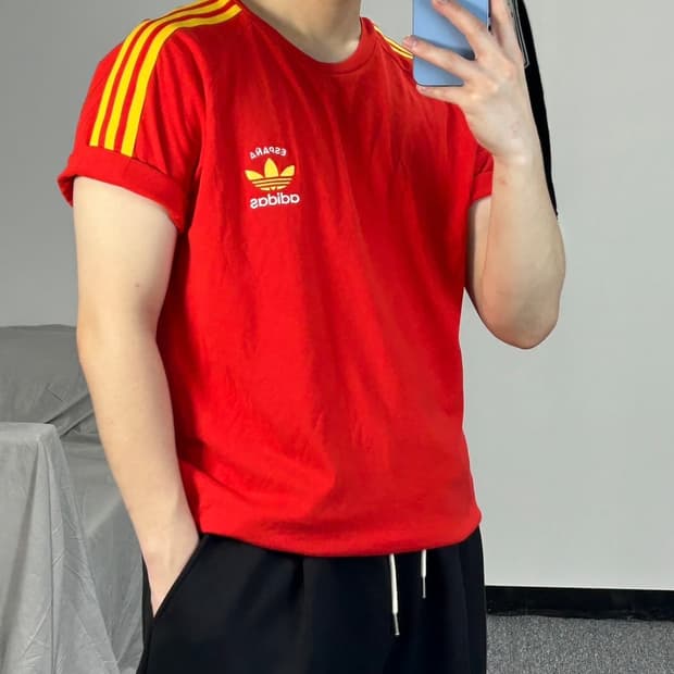 아디다스 오리지널 에스파냐 반팔티 2XL 