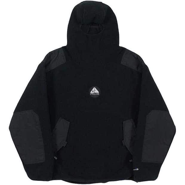 1990s USA 나이키 ACG 바라클라바 쉐르파 플리스 후디 빈티지