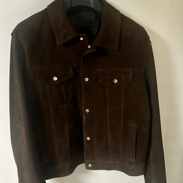 느와르 라르메스 스웨이드 레더 자켓 48