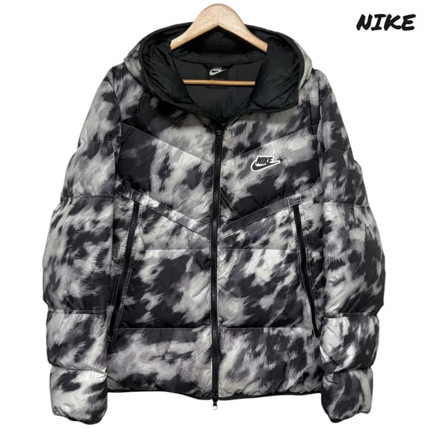 3706 나이키 블랙 오리털 덕다운 패딩