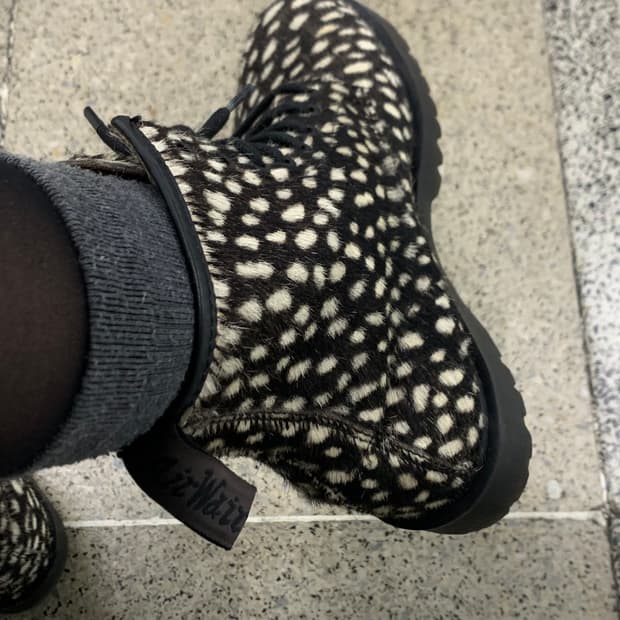 닥터마틴 송치 레오파드 240