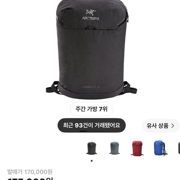 아크테릭스 컨실백팩