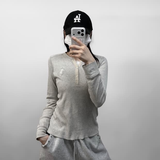 폴로 랄프로렌 빅 포니 헨리넥 롱슬리브