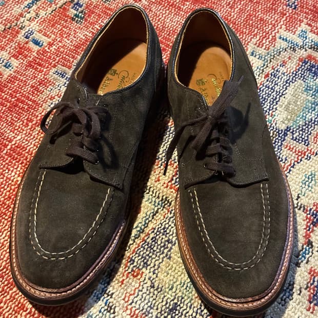 알든 D0603C 다크그린스웨이드 레인지목 코만도솔