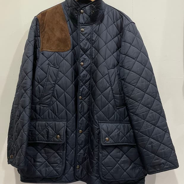 폴로 랄프로렌 퀼팅 자켓 네이비 L