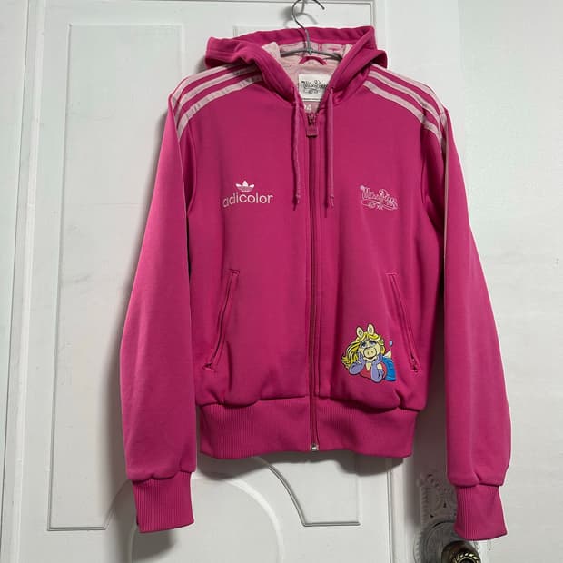 아디다스 아디컬러 미스피기 핑크 져지