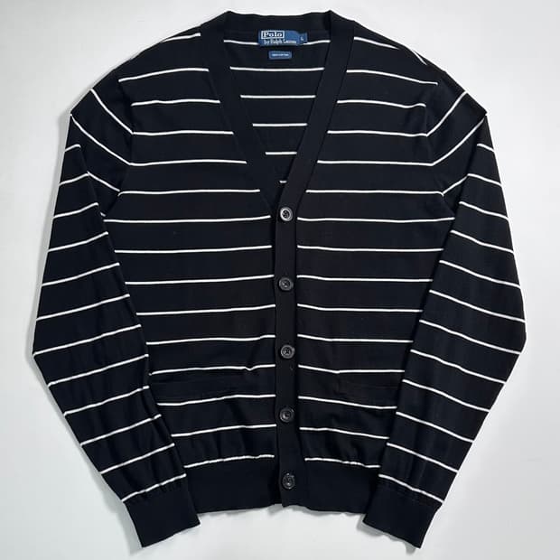 폴로 랄프로렌 코튼 스트라이프 니트 가디건