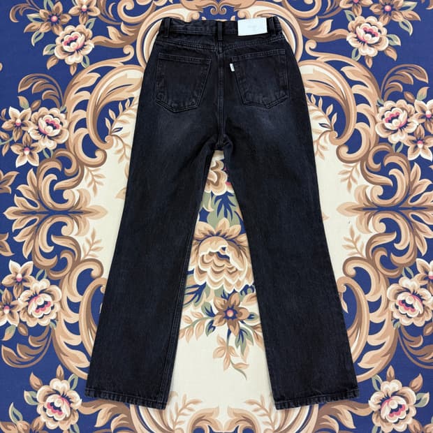 (우먼즈M)던스트 Dunst 흑청 데님팬츠