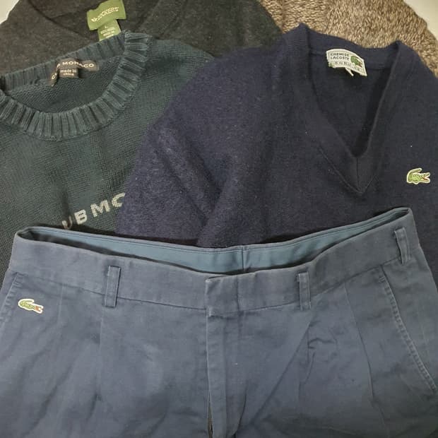 라코스테 등 여성니트 4종 일괄 