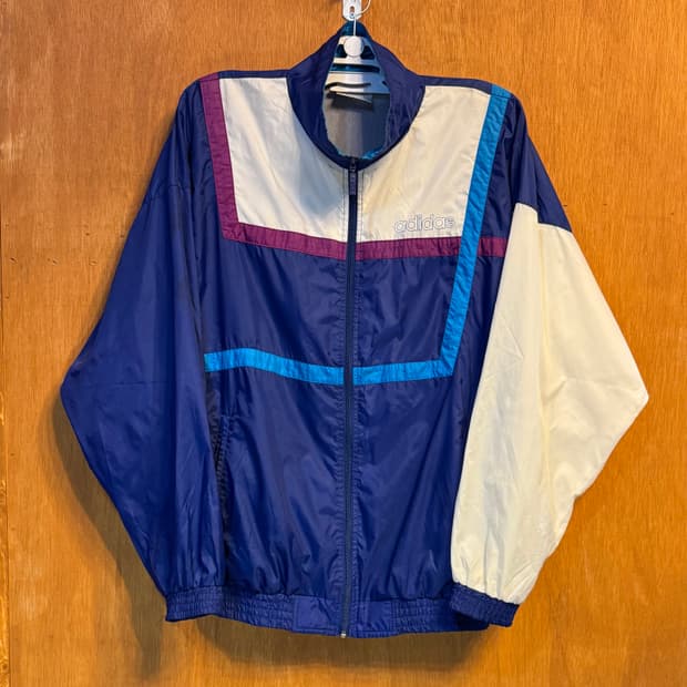 80~90s 빈티지 아디다스 바람막이 자켓 "XL" (324)