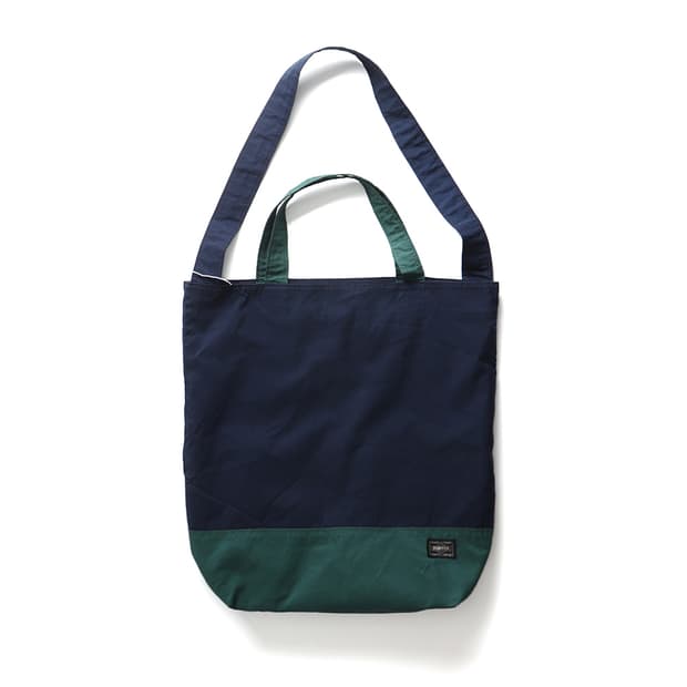 PORTER 2tone Nylon Tote Bag