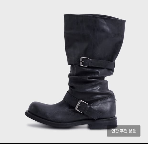 네거티브쓰리 부츠 워시드블랙 230