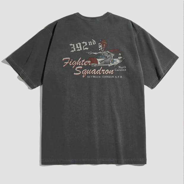 [아웃스탠딩] MIL SERIES TEE(FIGHTER SQDN)_PIG