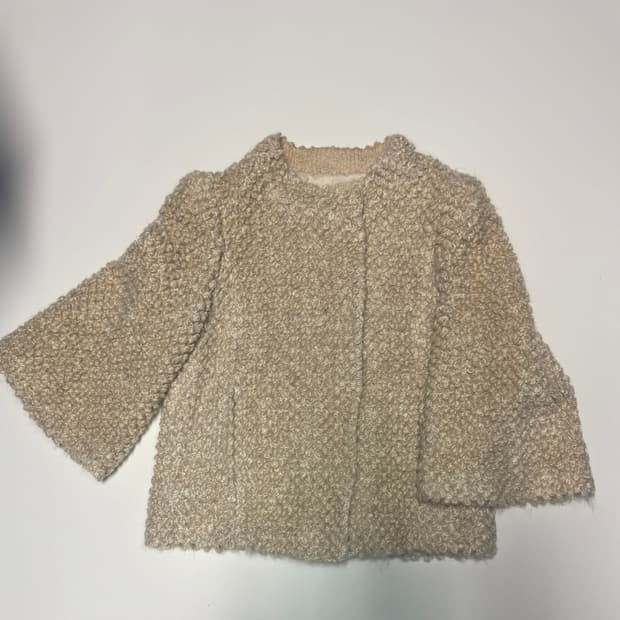 여성 한섬 마인 Mine 부클 자켓 하객룩