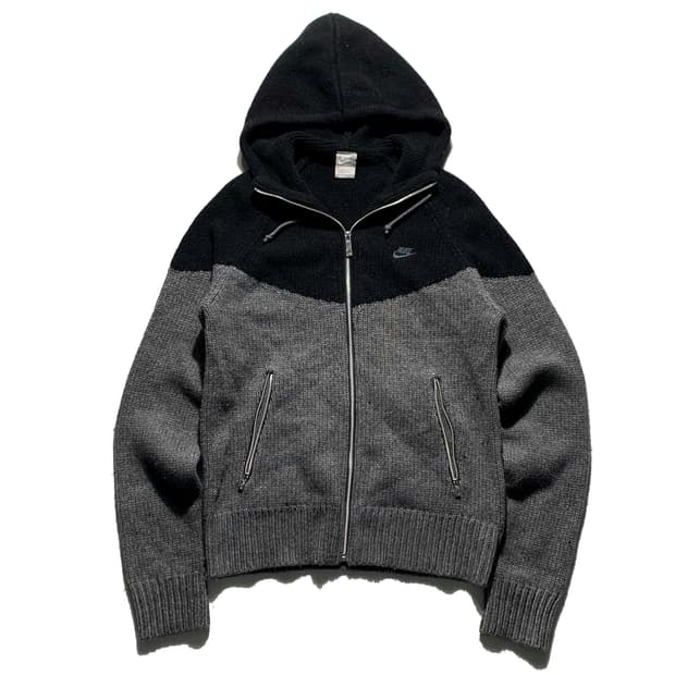 나이키 후드 니트집업