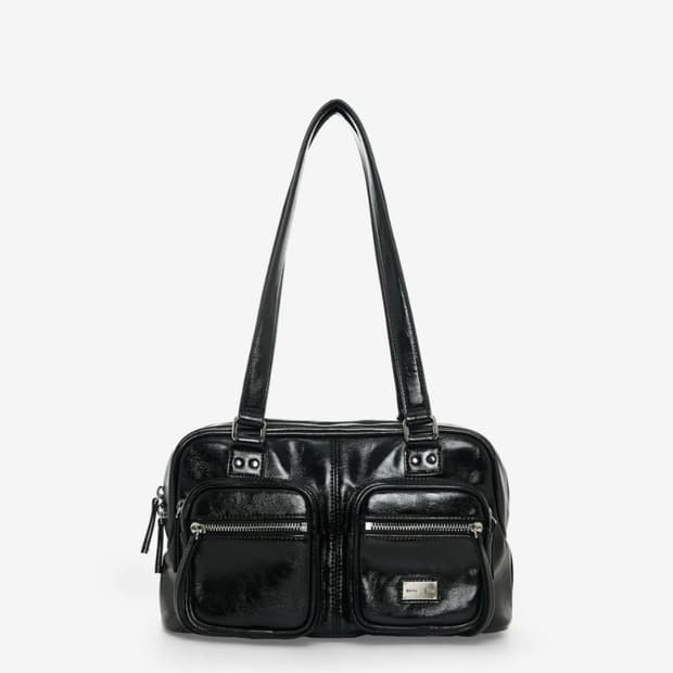 마뗑킴 DOUBLE POCKET BRICK SHOULDER BAG