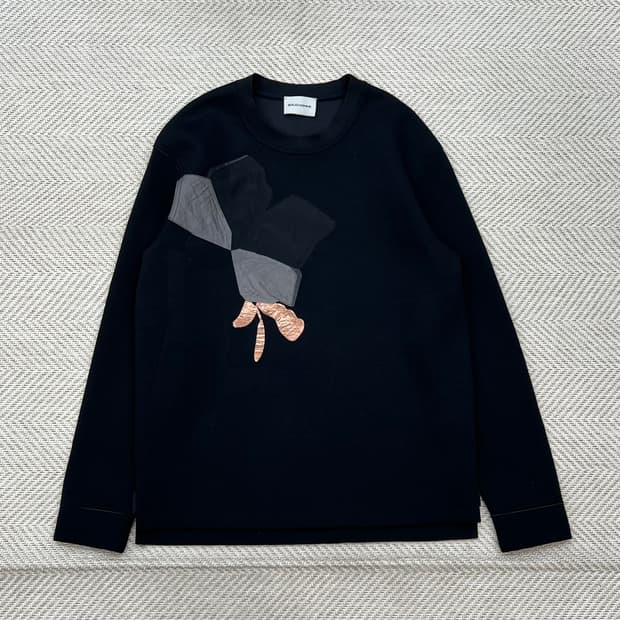 솔리드옴므 프린팅 스웻셔츠 r2232