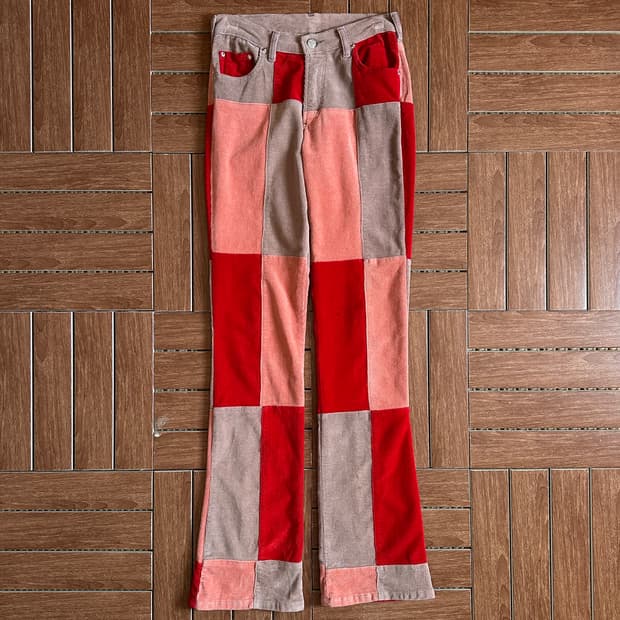 Cimarron corduroy patch work pants