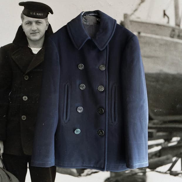 50s 미해군 피코트