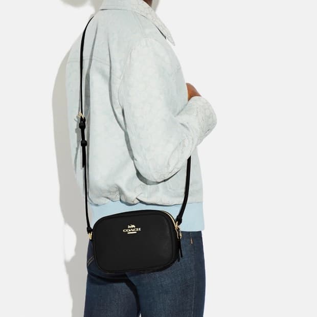 COACH 코치 제이미 카메라백 여성 미니 크로스백 블랙
