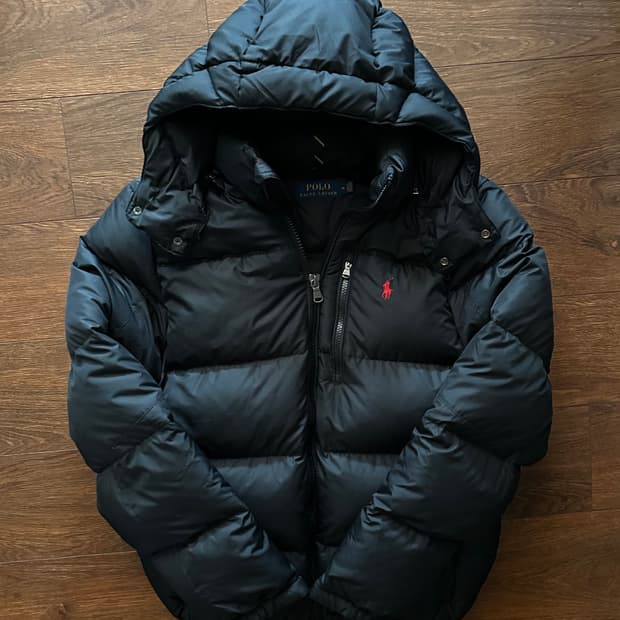 폴로 랄프로렌 고햄 패딩 M