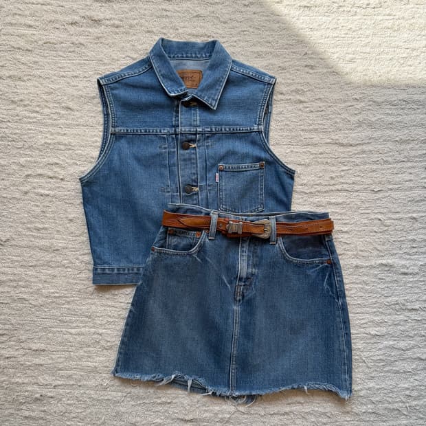 LEVI'S Denim Mini Skirt 0281