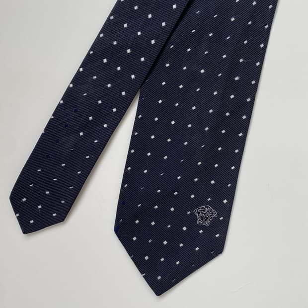 Versace 베르사체 정품 명품 심플로고 넥타이