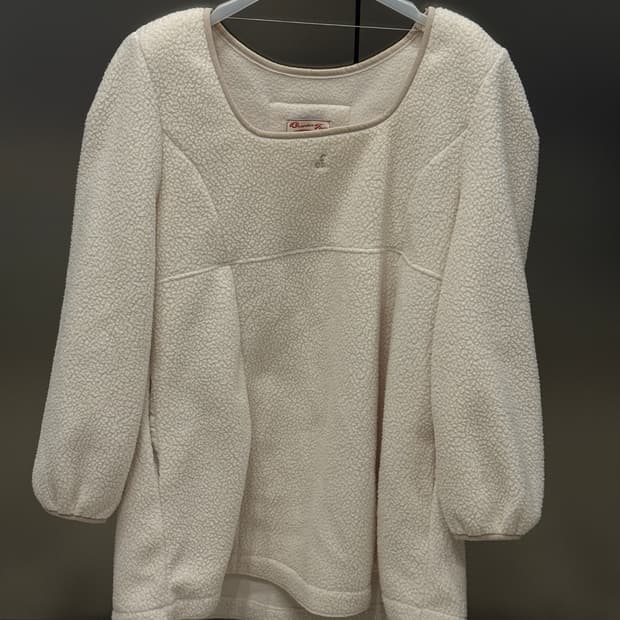 오버듀플레어 플리스 원피스