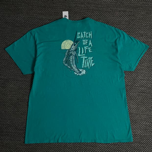 마젤란 빈티지 프린팅 반팔 티셔츠o 3308