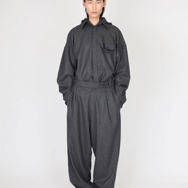 혜인서 21fw 울 후드 셔츠