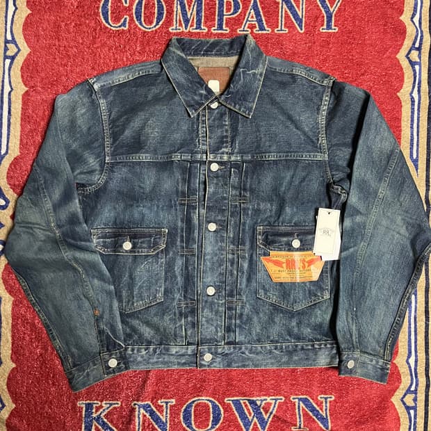 RRL 웨스트뷰 데님 트러커 자켓 더블알엘