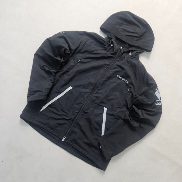 M 르꼬끄 스포르티브 블랙 바람막이 자켓 0325Y