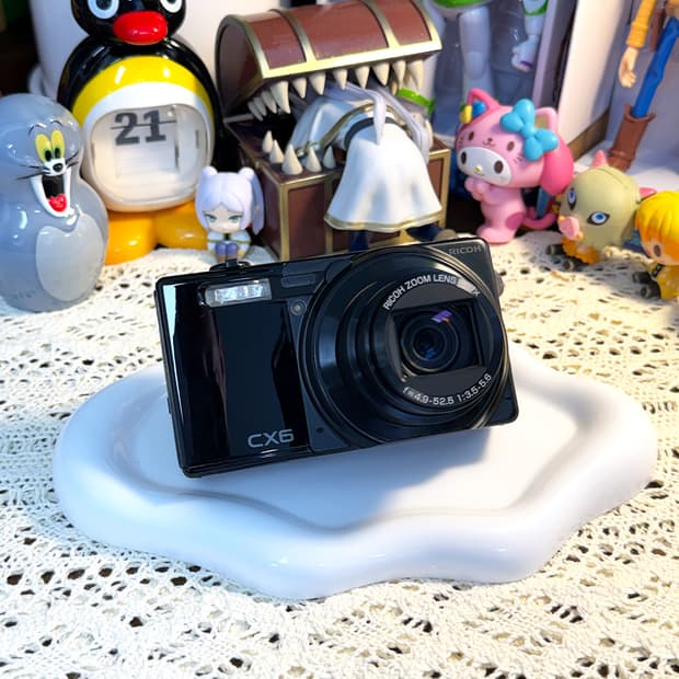 [💖하이엔드 필름감성] 리코 RICOH CX6 블랙 디지털 카메라