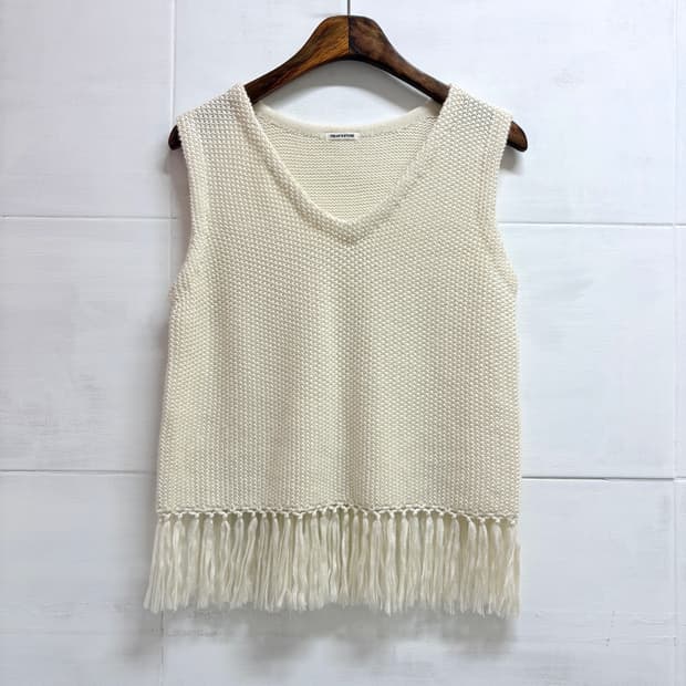 FREAK'S STORE 태슬 니트 베스트 