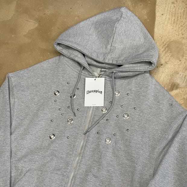 2 새상품 디오스피스 아릴렛 스터드 후드 집업