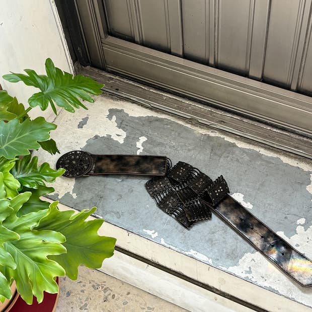 빈티지 장식 앤티크 멀티 체인 밴딩 벨트