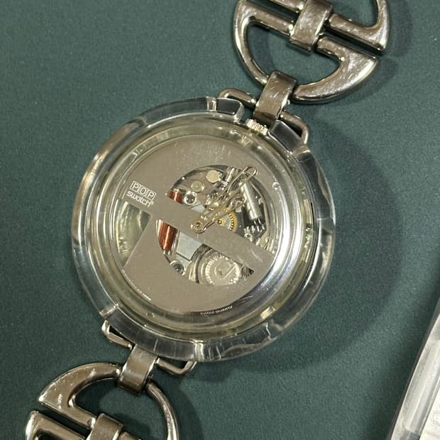 빈티지 스와치_투명 실버