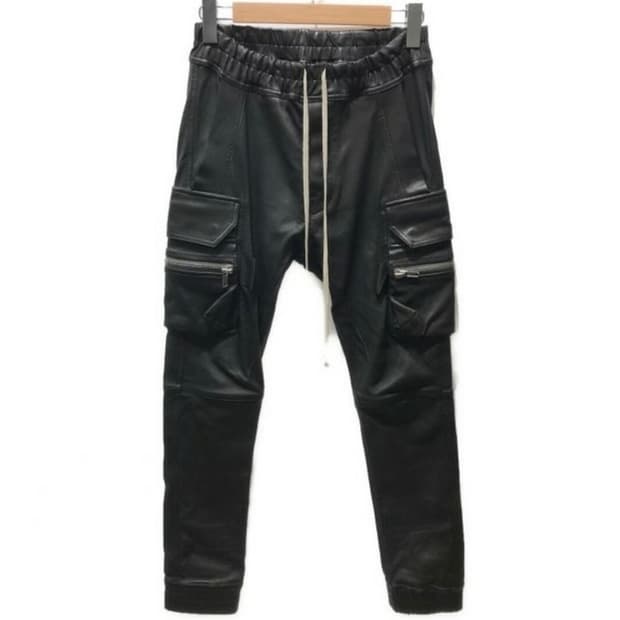 미품 rickowens mastodon cargoleather 팬츠 46
