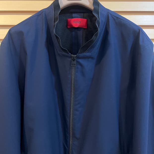 휴고보스 BOSS 남성 네이비 블루종점퍼 바람막이점퍼