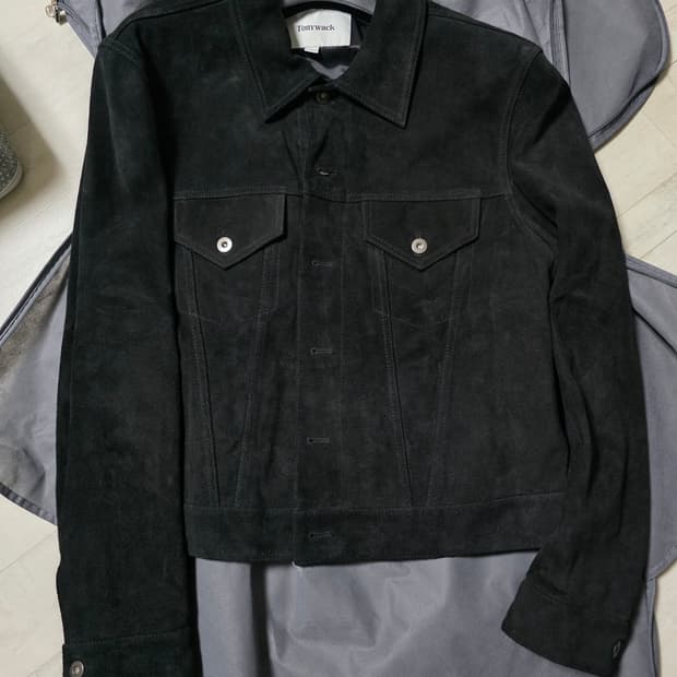 토니웩 카우하이드 웨스턴 스웨이드 자켓 L