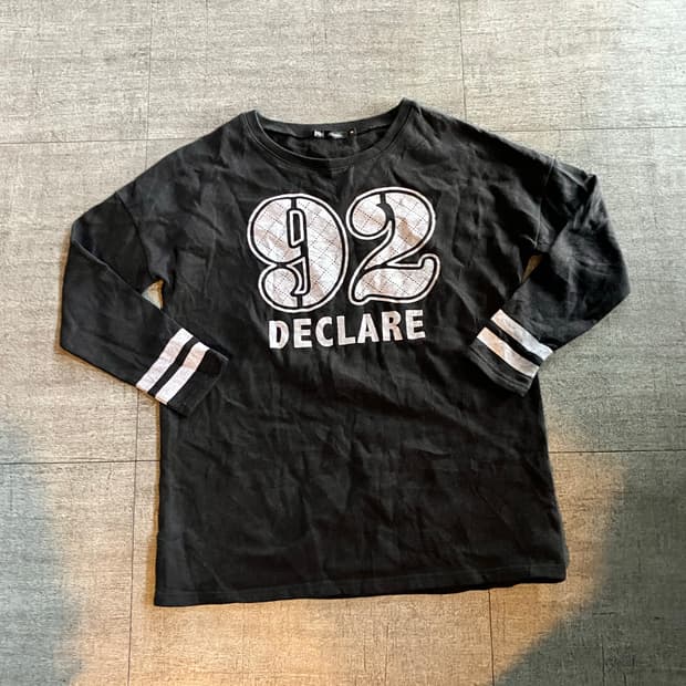 일본빈티지 Declare 핀터깔y2k 보헤미안펑크 스웻셔츠맨투맨