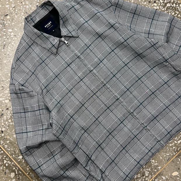 Beams Heart Glen Check Jacket